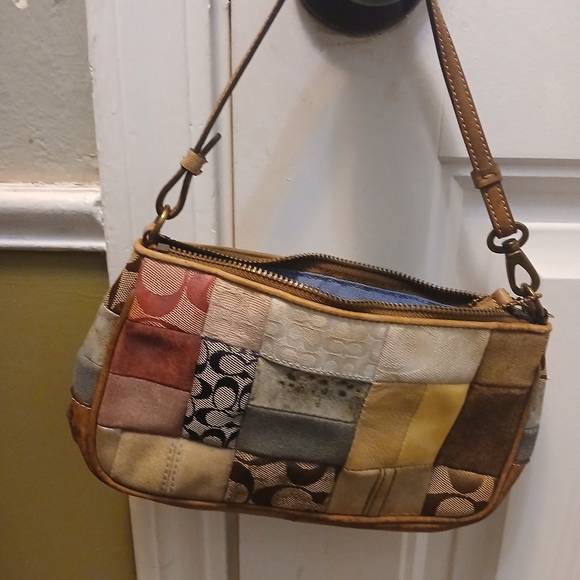 Coach Handbags - Coach Multicolor Patchwork Mini Bag